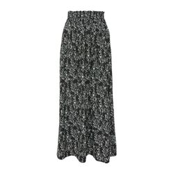 Q/S designed by Long viscose skirt - black (99A1)
