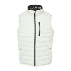 s.Oliver Red Label Steppweste mit Kontrastdetails   - weiß (9016)
