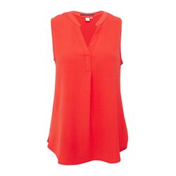 Q/S designed by Sleeveless tunic blouse - red (3103)