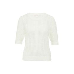 Q/S designed by Short-sleeved sweater - white (0200)