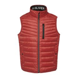 s.Oliver Red Label Steppweste mit Kontrastdetails   - rot (3556)