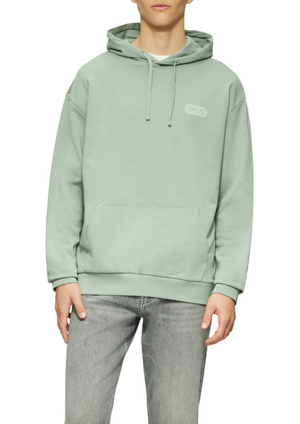 Q/S designed by Hoodie-Sweatshirt mit Frontprint - grün (7217)