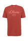 s.Oliver Red Label T-Shirt mit Label-Print - rot (35D1)