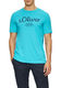 s.Oliver Red Label T-Shirt mit Label-Print - blau (62D1)