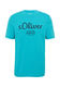 s.Oliver Red Label T-Shirt mit Label-Print - blau (62D1)