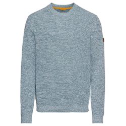 Camel active Cotton round-neck jumper - blue (43)