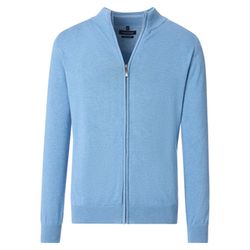 Casamoda Strickjacke mit Reißverschluss - blau (162)