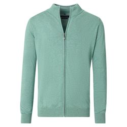 Casamoda Strickjacke mit Reißverschluss - blau/grün (369)