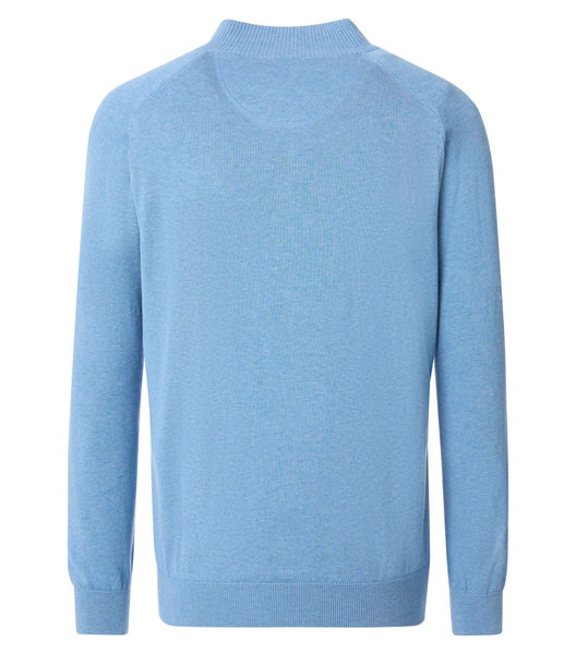 Casamoda Strickjacke mit Reißverschluss - blau (162)