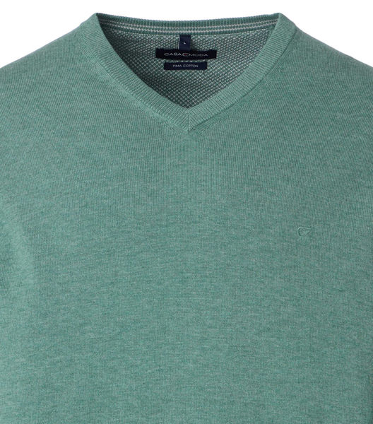 Casamoda V-neck jumper - blue (369)