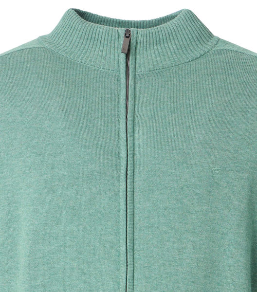 Casamoda Strickjacke mit Reißverschluss - blau/grün (369)