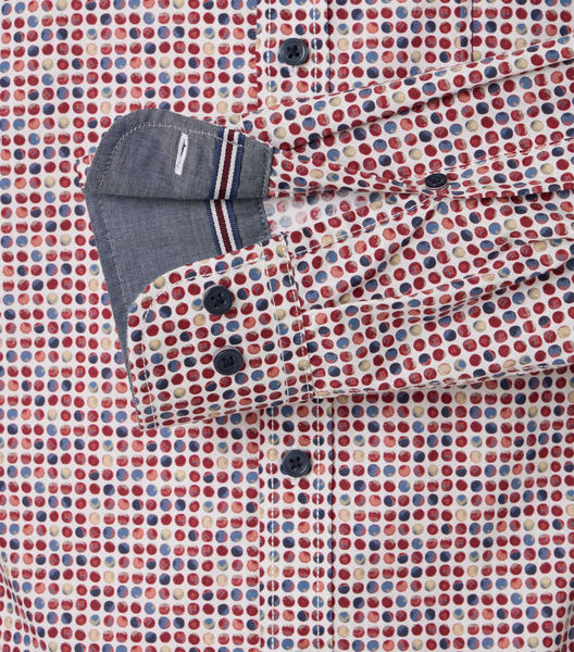 Casamoda Casual Fit: Freizeithemd - rot (400)