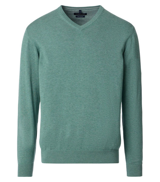 Casamoda V-neck jumper - blue (369)