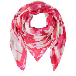 Taifun Leichtes Tuch mit Blumenprint - rot (06612)