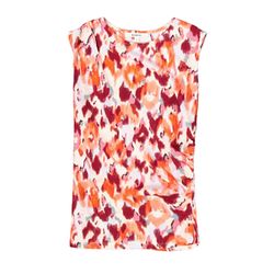 Garcia T-Shirt mit Print - rot/orange (1345)