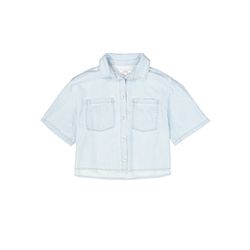 Garcia Denim-Rock Bluse - blau (6534)