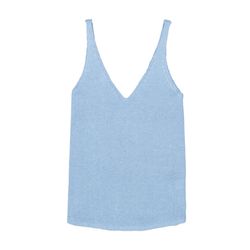 Garcia V-neck top - blue (1257)