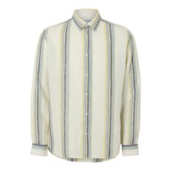 Selected Homme Linen shirt - Slhregkylian - green/white (178372001)