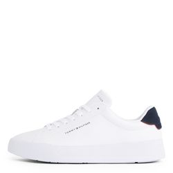 Tommy Hilfiger Court-Sneaker mit Logo - weiß (0LD)