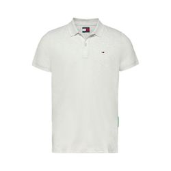 Tommy Jeans Slim Fit Poloshirt mit Flag-Patch - grau (PMT)