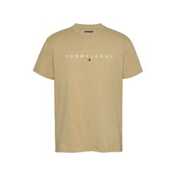 Tommy Jeans T-Shirt mit aufgesticktem Logo - beige (ACT)