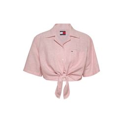 Tommy Jeans Chemisier court à manches courtes et coupe décontractée - rose (TH3)