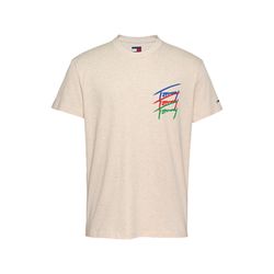 Tommy Jeans T-Shirt mit Grafik-Logo hinten - beige (AE3)