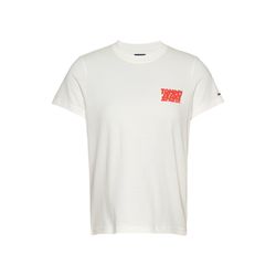 Tommy Jeans T-shirt à col rond avec logo   - blanc (YBL)