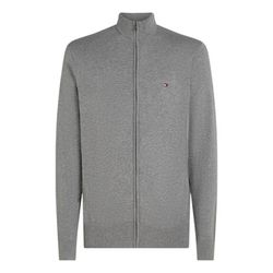 Tommy Hilfiger Reißverschluss-Pullover mit Mock Neck - grau (P91)