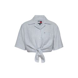 Tommy Jeans Chemisier court à manches courtes et coupe décontractée - bleu (0A8)