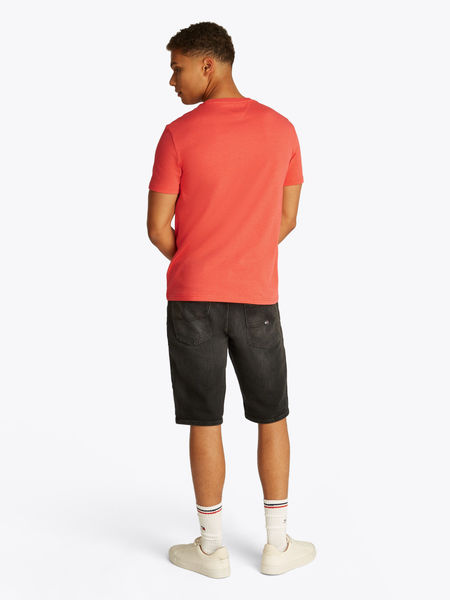 Tommy Jeans Meliertes Extra Slim Fit T-Shirt - orange (SN6)