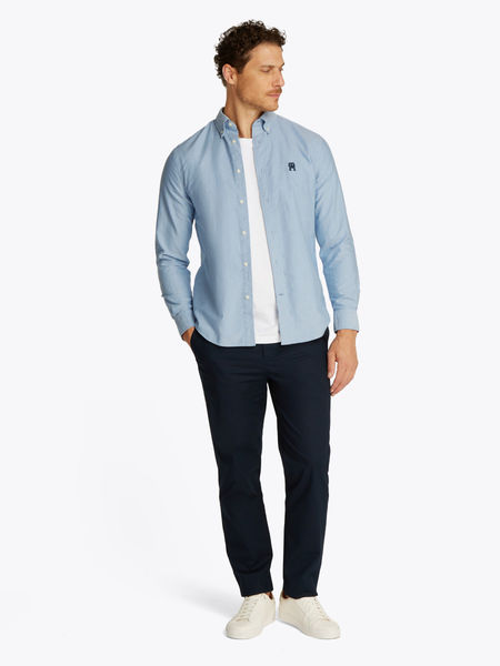 Tommy Hilfiger Oxford Hemd - blau (0GZ)