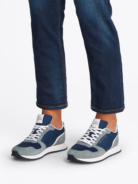Tommy Hilfiger Sneaker aus Wildleder - blau (DB9)