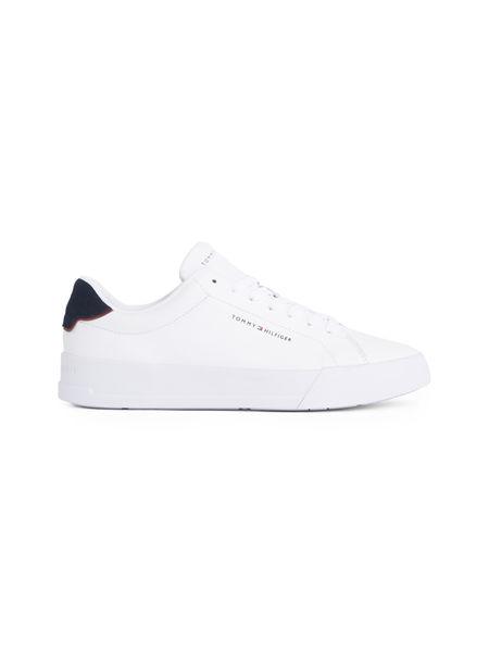 Tommy Hilfiger Court-Sneaker mit Logo - weiß (0LD)