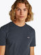 Tommy Jeans Meliertes Extra Slim Fit T-Shirt - blau (C1G)