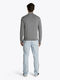 Tommy Hilfiger Reißverschluss-Pullover mit Mock Neck - grau (P91)
