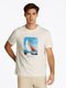 Tommy Hilfiger T-Shirt aus Baumwolle mit Fotoprint - gelb (Z00)