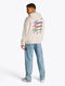 Tommy Jeans Relaxed Fit Hoodie mit Signatur-Logo - beige (AE3)