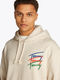 Tommy Jeans Relaxed Fit Hoodie mit Signatur-Logo - beige (AE3)