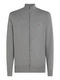 Tommy Hilfiger Reißverschluss-Pullover mit Mock Neck - grau (P91)