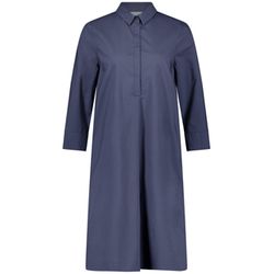 Gerry Weber Collection Schlichtes Blusenkleid aus reiner Baumwolle - blau (80034)