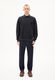 Armedangels Sweatshirt aus Bio-Baumwolle - Emaal Crewneck GMT Dye - schwarz (1441)