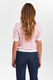 Nümph Pullover - Nunicole GOTS  - pink/weiß (2715)