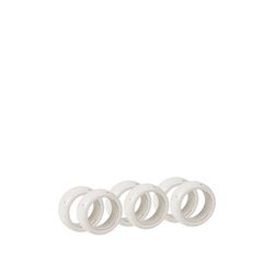 Broste Copenhagen Rond de serviette Nordic Vanilla (lot de 6) - beige (cream)