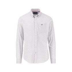 Fynch Hatton Cotton shirt - blue/red (363)