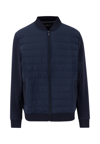 Fynch Hatton Hybrid Collegejacke - blau (685)