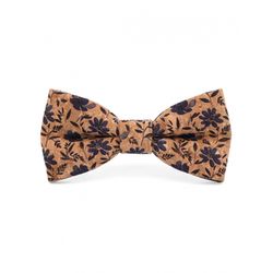 Mr. Célestin Bow tie - Machada - blue/brown (indigo petals)