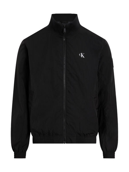 Calvin Klein Jeans Strukturierte Nylonjacke mit Reißverschluss - schwarz (BEH)