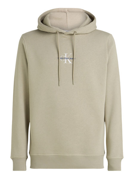 Calvin Klein Jeans Monogram Hoodie - beige/grau (PAH)