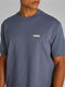 Calvin Klein T-Shirt aus Baumwollstretch mit Badge - grau (PCP)